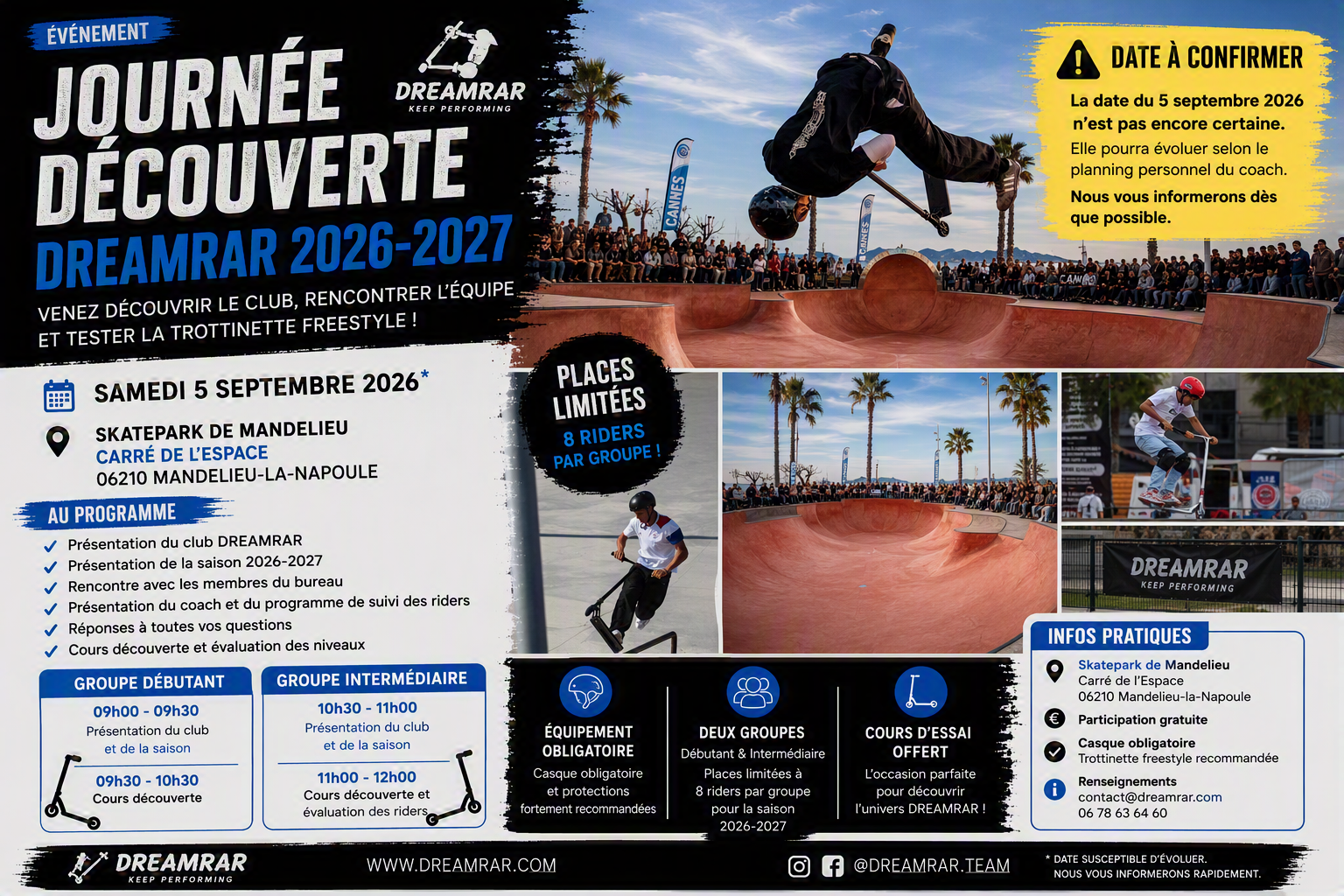 Découverte Trottinette Freestyle : Inscription et cours d’essai au Skatepark de Mandelieu post thumbnail